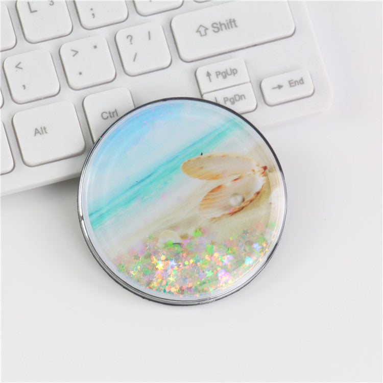 Wholesale Creative Cartoon Magnet Flowing Sand PVC Soft Rubber 3D Refrigerator Adhesive